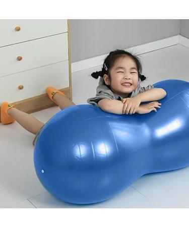 Peanut Ball Pregnancy Peanut Ball Anti Burst Thicken Pvc Peanut Exercise Ball 35.4x17.7" Balance Ball with a Air Pump Portable Peanut Ball for Yoga Blue - Buy Online on GoSupps.com
