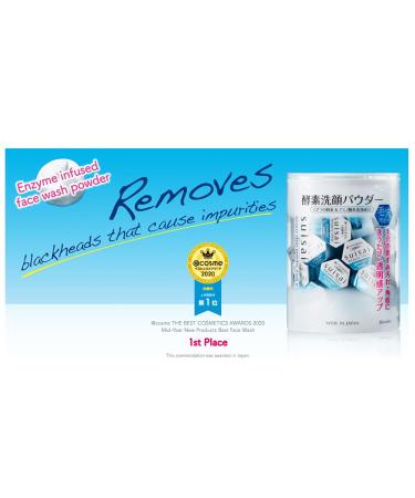 Kanebo Japan suisai Beauty Clear Enzyme Cleansing Powder (96 cubes) 3boxes - Buy Online on GoSupps.com