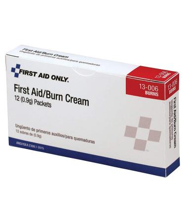 First Aid Only 13-006 First Aid/Burn Cream Packet (Box of 12)