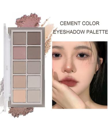 Miniling 10-Color Matte Nude Eyeshadow Palette with Professional Brush - Long-Lasting Neutral Eye Makeup for Easy Application (04) - Buy Online on GoSupps.com