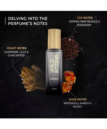 Wild - Stone's Perfume Gift Set of Cigar Ammo and Whisky Perfume for Men Pack of 3 (20ml each) | Gift Set for Men | Premium Long Lasting Perfume - Buy Online on GoSupps.com