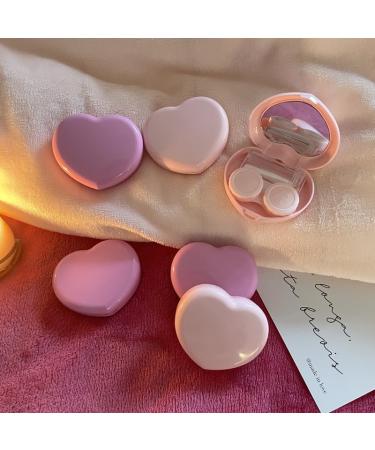 Buy Cream-Colored Candy Contact Lens Case with Mirror - Portable & Mini Storage Container for On-the-Go Use - Buy Online on GoSupps.com