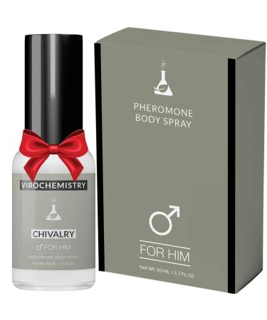 Pheromones to Attract Women for Men (Chivalry) Body Spray - Bold Extra Strength Human Pheromones Fragrance Body Spray - 50ml (Human Grade Pheromones to Attract Women)