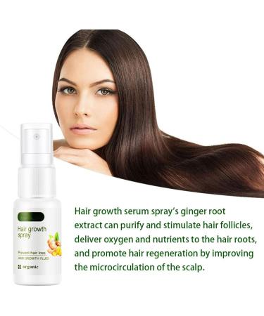 Hair Growth Serum Spray Hair Growth Accelerator Wild Growth Hair Ginger Oil for Hair Loss Treatments 20ML hair growth accelerator - Buy Online on GoSupps.com