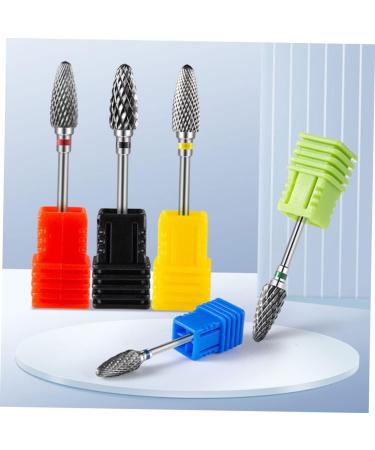 Ipetboom Nail Polisher Professional Nail Bits for Nail Drill Metal Nail Bits Nail Drill Bits for Acrylic Nails Hand Wisking Tool Electric Tungsten Steel Alloy Electric Drill Manicure 7x1.3cm As Shown 1 - Buy Online on GoSupps.com