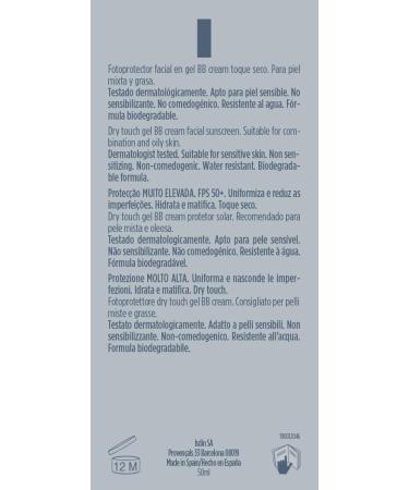 FOTOPROTECTOR Gel Cream Dry Touch Color SPF 50+ | 50 ml - Ultimate Sun Protection for All Skin Types | International Shipping Available - Buy Online on GoSupps.com