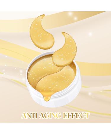 30 Pairs Under Eye Patches - Gold Eye Gel Masks for Dark Circles Puffiness & Wrinkles | Perfect Skin Care Gift for Women & Girls - Buy Online on GoSupps.com