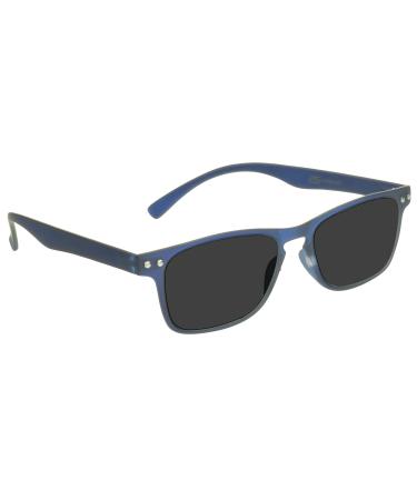 proSPORT Reading Sunglass Full Sun Reader No Line Men Women Flexible Light-Weight NOT BIFOCAL Blue 1.75 x