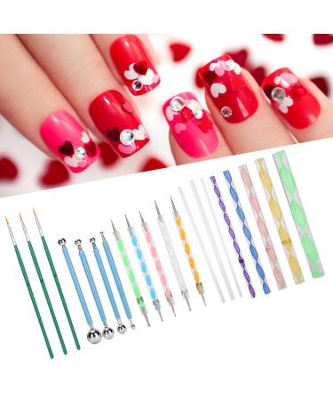Premium Stainless Steel Dotting Tools for Nail Art - Decorative Beads & Home Painting - International Shipping Available - Buy Online on GoSupps.com
