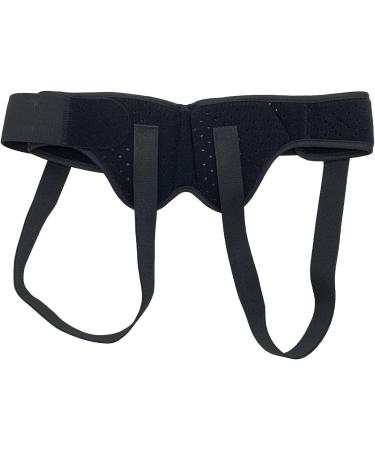 BUNIQ Hernia Belt - Surgical Truss for Men & Women | Comfortable Umbilical Fracture Protection | Knoxc C Black XL - Buy Online on GoSupps.com
