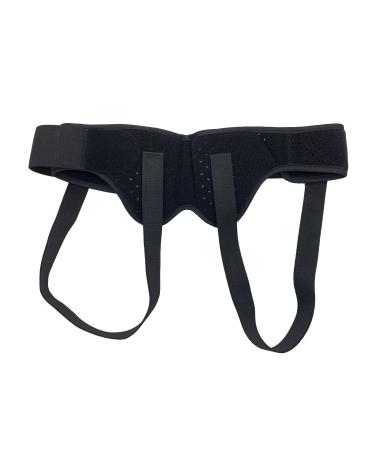 BUNIQ STUTE FRACK |Stretch ventral hernia belts with Lycra material |Surgical umbilical fraction belt for additional support for the navel Knoxc A: Black M