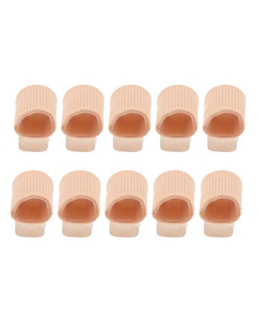 Toe Separators Fiber Toe Dividers 10pcs Multi Purpose Relieve Pressure Easy to Use Comfortable Gel Balanced Stable for Overlapping Toes