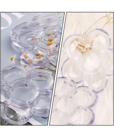 Mobestech Bo te de Rangement Fleur 6 Compartiments 10 Pi ces Compacte Transparente pour Fards Paupi res Rouges L vres Voyage - Buy Online on GoSupps.com