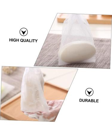 Healeved 150 Pcs Soap Bag Foam Net Soap Mesh Soap Saver Bag Soap Net Holder Soap Drying Bags Pe White 12X9CMx3pcs Whitex3pcs - Buy Online on GoSupps.com