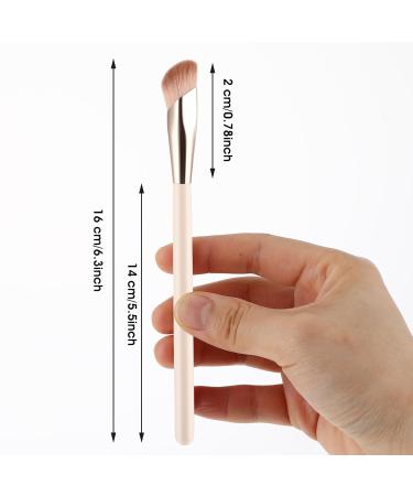 Molain Angled Under Eye Concealer Brush - Precision Makeup Blending Tool for Dark Circles & Contouring | International Shipping - Buy Online on GoSupps.com