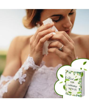 100 Bulk Pocket Tissues - Wedding Guest Favors - Thank You for Celebrating - Mini Travel Size Facial Tissues for Weddings, Graduation, Baby Shower - Buy Online on GoSupps.com