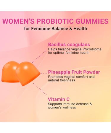 Shytrouy Premium Feminine Balance Gummies for Women Vaginal Probiotics - pH Balance & Immune Defense Support for Feminine Health Hawaiian Pineapple Flavor - 60 Count - Buy Online on GoSupps.com
