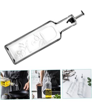 Zerodeko 2pcs Olive Oil Jug Bottle Dispenser Home Accessory Salad Dressing Containers Transparent Oil Bottle Household Vinegar Dispenser Oil Dispenser Oil Filter Pot Empty Bottle Glass 34X8CMx2pcs Transparentx2pcs - Buy Online on GoSupps.com