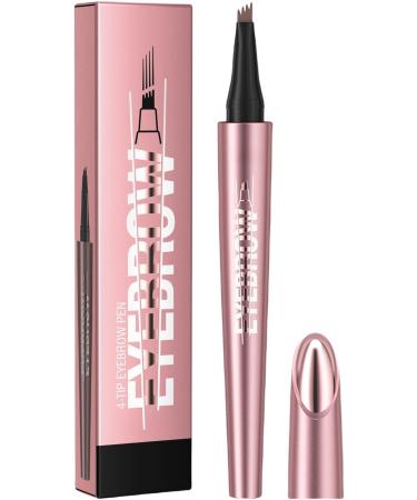 Magic Eyebrow Pencil 2024 New Magic Eyebrow Microblading Pen 4-Tipped 3D Waterproof Microblading Eyebrow Pencil Contouring Pen Natural Long-Lasting Makeup Fine Strok Eye Brow Pencils Dark Brown - Buy Online on GoSupps.com