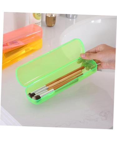 Zerodeko Travel Toothbrush Set - 5pcs Portable Toothbrush & Toothpaste Case Holder | Ideal Travel Accessory for Hygiene - Buy Online on GoSupps.com