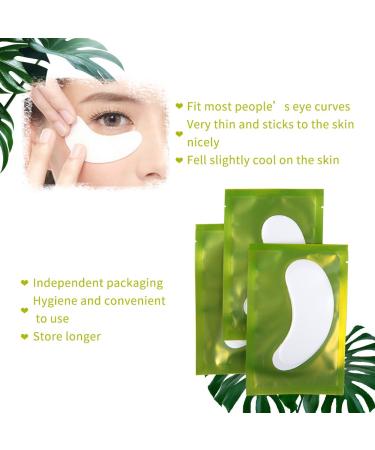 Shop Lunamoon Eye Pads for Eyelash Extensions - Green Gel Pads for Lifting & Coloring | 50 Couples - Buy Online on GoSupps.com
