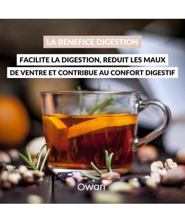  SLIMTEA OWARI DIGESTION BENEFIT - Facilitates digestion - Relieves stomach aches - Digestive comfort - Loose leaf tea 100g - 100% Natural Beverage - Buy Online on GoSupps.com