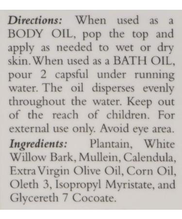 Nuwati Herbals Moccasin Tracks Bath and Body Oil - Soothes Dry Skin, Sunburns, Irritations, Poison Ivy, Bug Bites - 8 oz - Buy Online on GoSupps.com