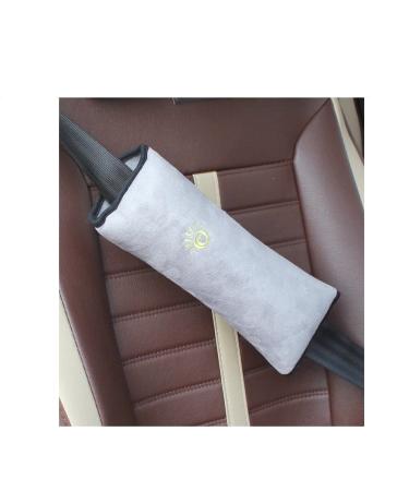 Cybernova Children's Seat Belt Pillow | Gray Upholstered Car Seat Pads for Baby Head Support During Travel - Buy Online on GoSupps.com
