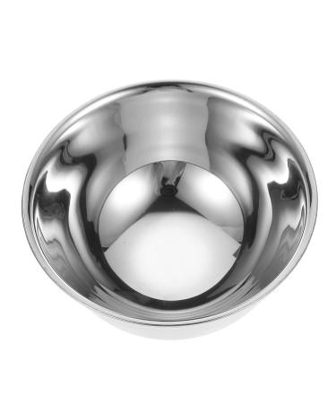 Katiak hairdressing tools stainless steel brewing bowl stainless steel rasier cup shaving soap container shaving foam shell shaving soap cup hair dye silver