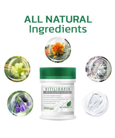 Finxenow TreatVitiligo Soothing Cream - Natural Care to Improve Epidermal Melanocytes and Treat White Spots on Skin | 1PC - Buy Online on GoSupps.com