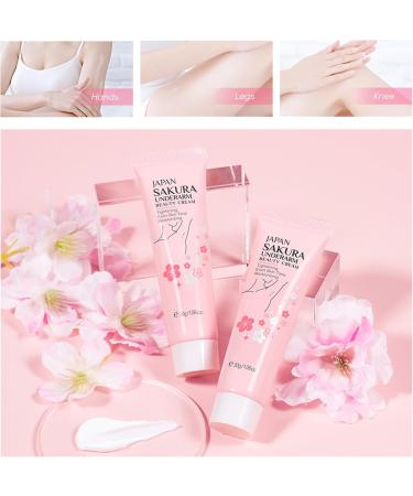 Underarm Whitening Cream Sakura Underarm Whitening Products Skin Lightening Cream Armpit Whitening Cream Boost Collagen Skin Whitening Cream Lightening Cream For Armpit Knees Elbows Legs - Buy Online on GoSupps.com