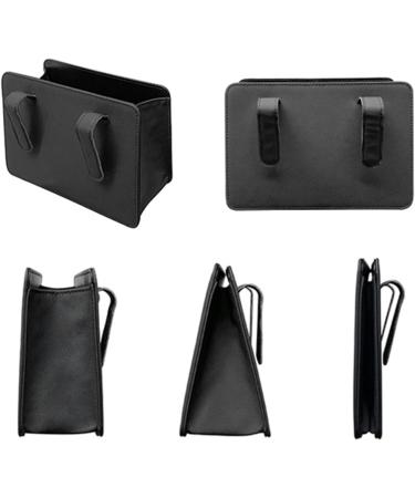 utaxuper Car Dustbin Small Mini Foldable Multi-Purpose Hanging Car Organizer Trash Bin Wine Red - Buy Online on GoSupps.com