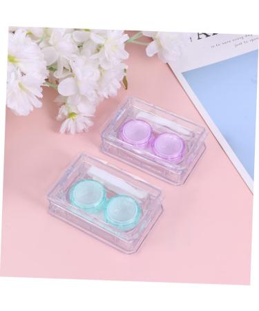 Solustre 6-Pack Mini Container Set for Colored Contact Lenses - Tweezers Cleaning Case Solution and Mirror Box | Shop Internationally - Buy Online on GoSupps.com