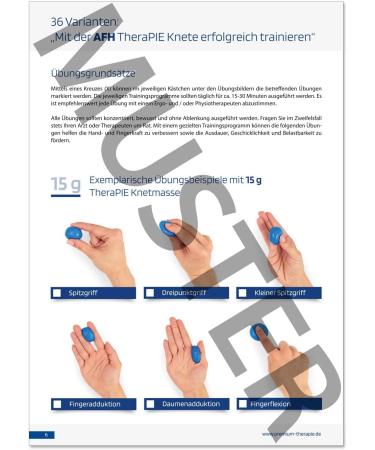 AFH Kneading Guide for TheraPIE Knete | 36 Exercise Examples for Effective Training - Buy Online on GoSupps.com
