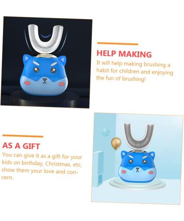 FRCOLOR 5 Sets Children s Automatic U-Shape Electric Toothbrush | Smart Oral Cleaning Brush for Kids - Buy Online on GoSupps.com