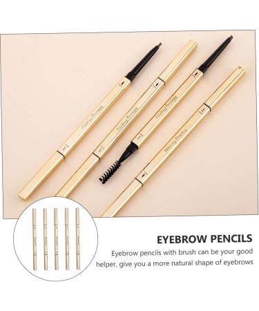 minkissy 5Pcs Double Sided Eyebrow Pens Sweatproof And Easy To Use Makeup Pencils For Women With Brush - Buy Online on GoSupps.com