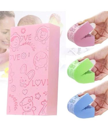 WondFans Dead Skin Removal Bath Sponge (PINK)