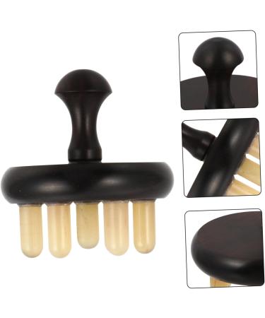 Magiclulu 3 STK Massager & Gua Sha Brush Set - Sandalwood Hair Cleaning & Back Massage Comb - 6x6cm - International Shipping - Buy Online on GoSupps.com