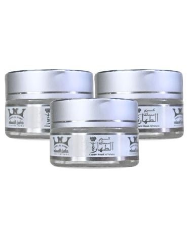 Cream Musk Al Tahara Saudi Arabian Arabic Egyptian Egypt Oriental Hamil Al Musk ElMusk AlMusk Altahara Women Womens Fragrances Suitable For All Kind Of Skins (3 Pack 0.7 oz / 20 gm Each One)