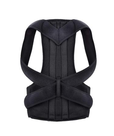 Adjustable Posture Back Corrector Brace Belt Shoulder Support Belt Correct Chest Backward/Humpback Posture (Black XL) Better life