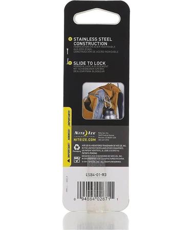 Nite Ize S-Biner Slide Lock Carabiner #4 - Black [LSB4-01-R3 & LSB4-11-R3] - Buy Online on GoSupps.com