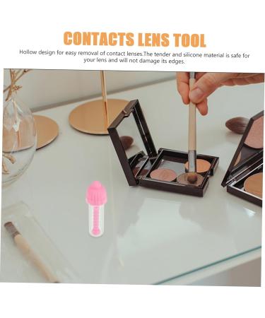 Healeved Tools Travel Lens Supply Lens Remover Silicone Lens Stick Lens Wearing Tool Travel Lens Stick Replaceable Lens Stick Child Small Silica Gel Storage Box - Buy Online on GoSupps.com