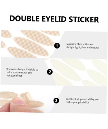KALLORY 3pcs Double Sided Eyelid Tape Instant Eye Lift Strip Women Eyelid Tape Adhesive Tape Eyelid Stickers - Buy Online on GoSupps.com