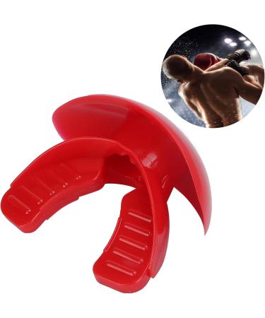 Verdant Touch Shock Mouthguard for Sports - Taste-Enhanced Protection for Football Lacrosse Hockey Basketball - Red - Buy Online on GoSupps.com