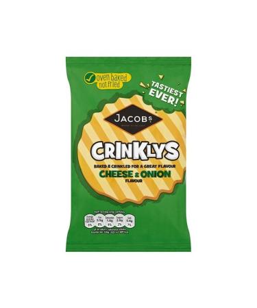Fromage De Crinklys Jacob Et Saveur D'Oignon Pack De 50 G De 30