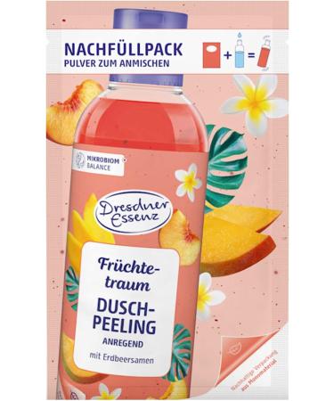  Dresdner Essenz Dresdner Essenz Fruit Dream Shower Scrub 250ml with Self Mixing Refill - Buy Online on GoSupps.com