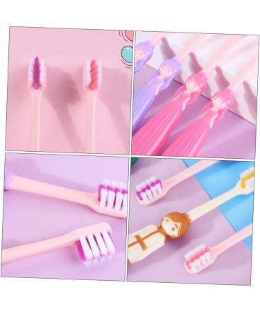 Angoily 4-Piece Mini Disposable Children's Toothbrush Set with Toothpaste & Travel Case - Soft Filament for Gentle Care - Buy Online on GoSupps.com