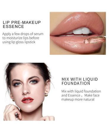 QiBest 24k Facial Lip Essence - Moisturizing Lotion Anti-Aging Pore Repair & Exfoliating Oil for Daily Skin Care - Buy Online on GoSupps.com