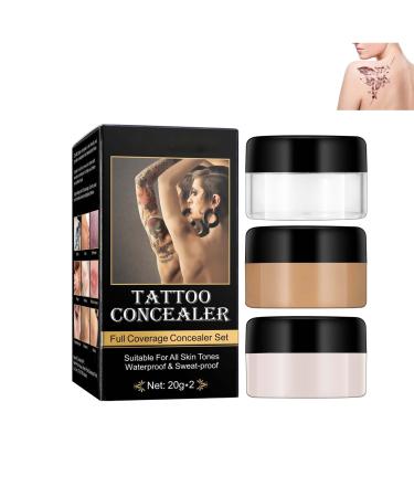 Tattoo Concealer Body Makeup Concealer Body Makeup Concealer Body Makeup Waterproof No Transfer Body Makeup Lotion Body Makeup To Cover Tattoo (1 Piece M)
