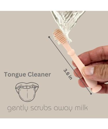 Ali+Oli Baby Oral Care Set (Blush) - Dual-Sided Finger Toothbrush, Tongue Cleaner, Protective Case - BPA-Free, Phthalate-Free, Lead-Free, Cadmium-Free, PVC-Free - Food-Grade Baby Care Products - Buy Online on GoSupps.com